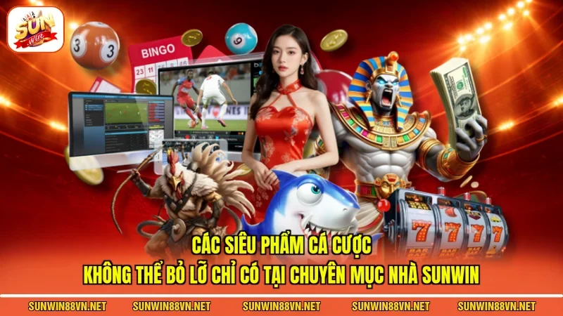 Các siêu phẩm cá cược không thể bỏ lỡ chỉ có tại chuyên mục nhà Sunwin