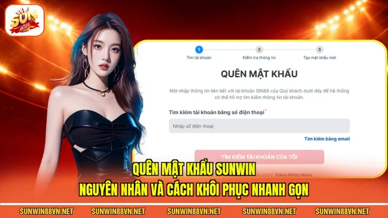 Quên Mật Khẩu Sunwin